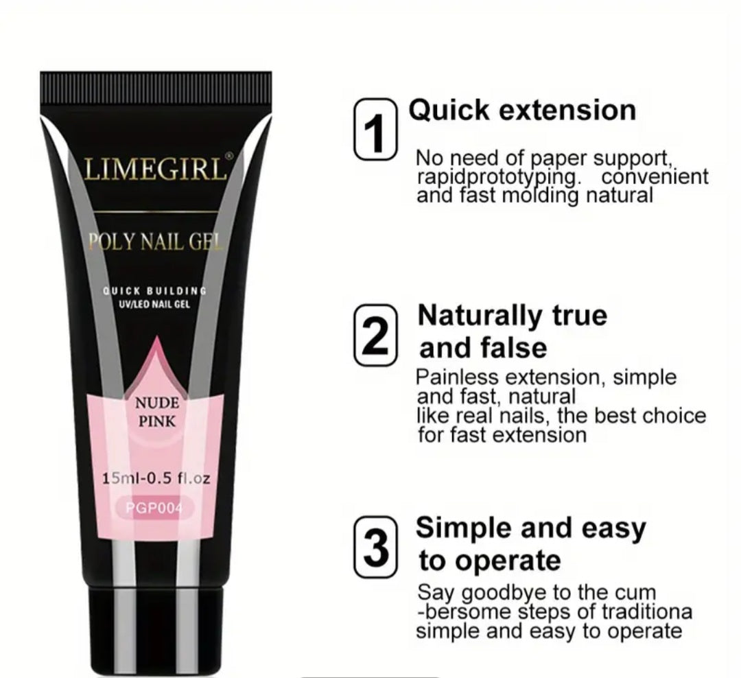 Limegirl Gel Nail Polish Kit with Nail Lamp,