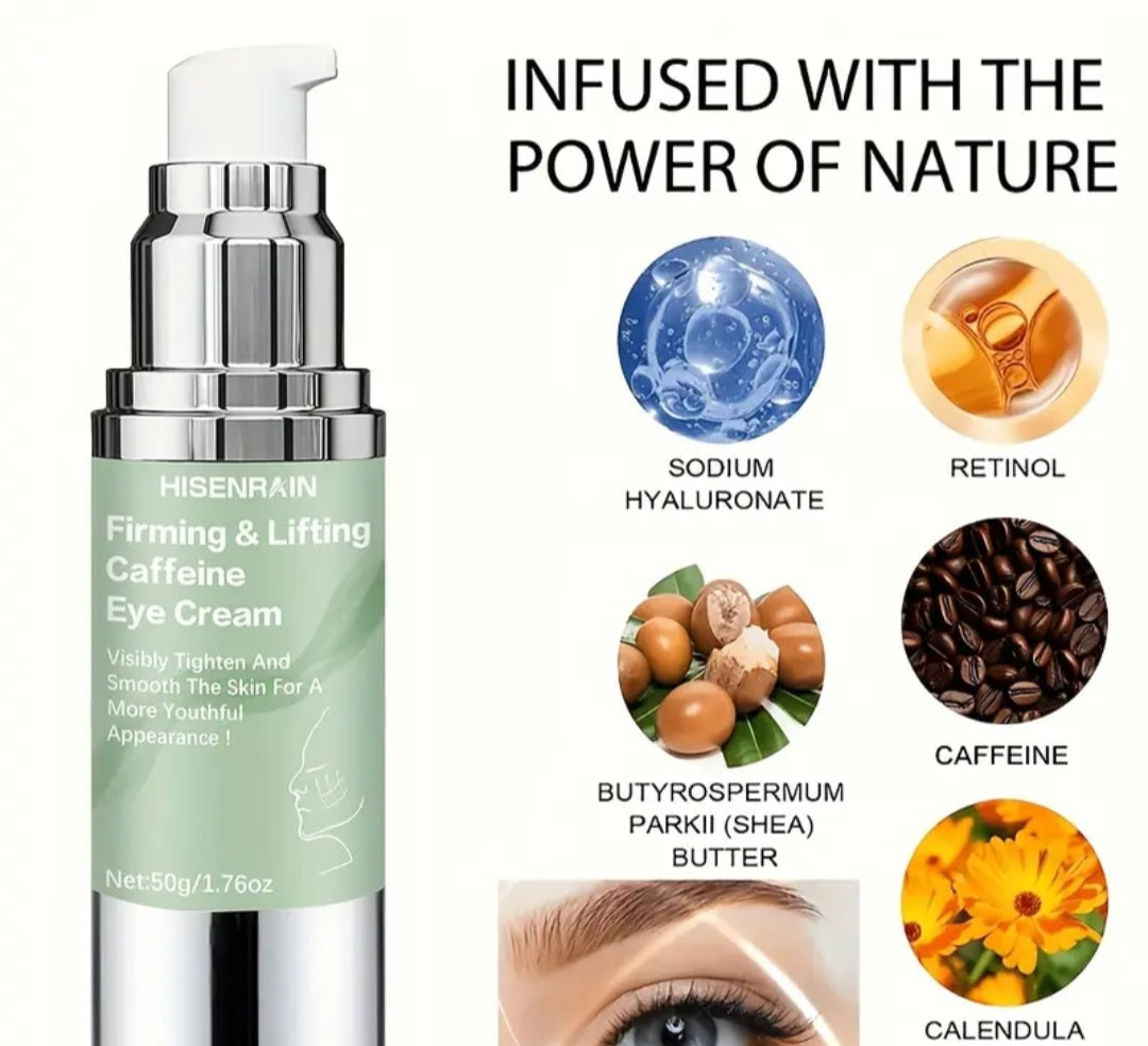 HISENRAIN Caffeine Eye Cream Instant Firming