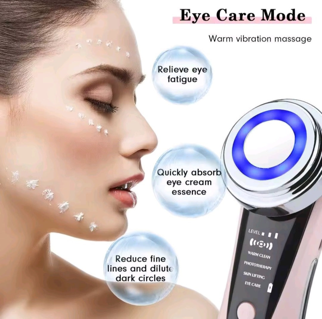 Multifunction Facial Massager 4 in 1 RF EMS