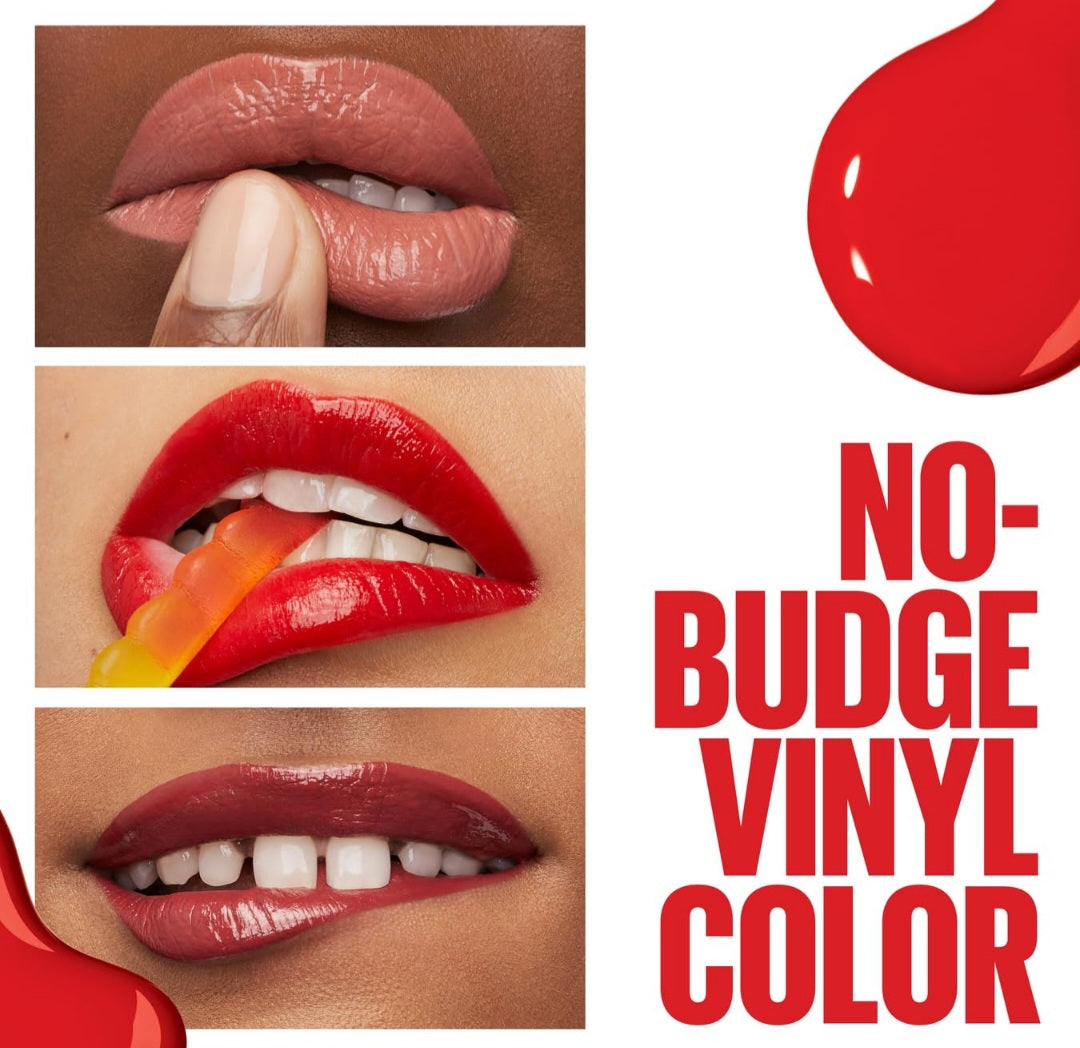 Maybelline New York, SuperStay Vinyl Ink Longwear, Smudge-free Liquid Lipstick, Long Lasting up to 16hr, Highly Pigmented Color, Shine Finish, SuperStay Vinyl Ink Longwear, Vinyl Ink 40 Witty