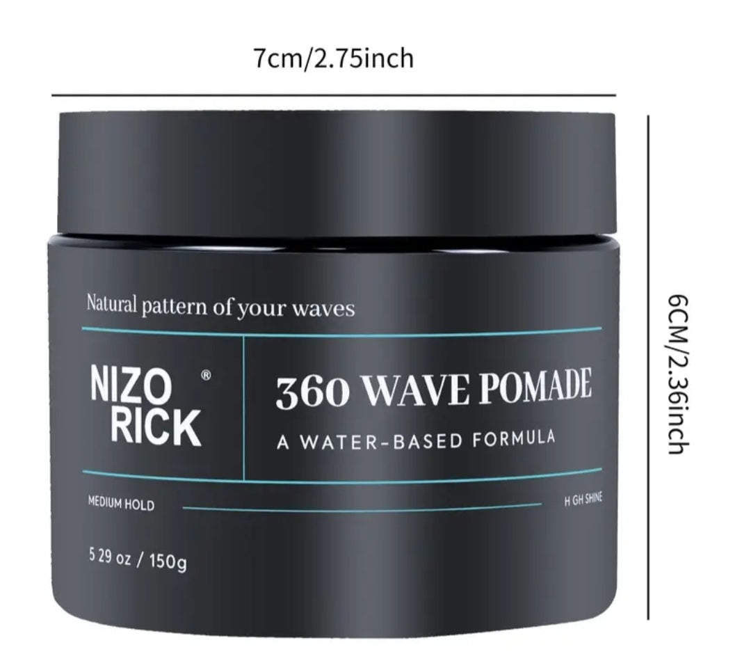 NIZORICK 360 Wave Pomade for Men and Women