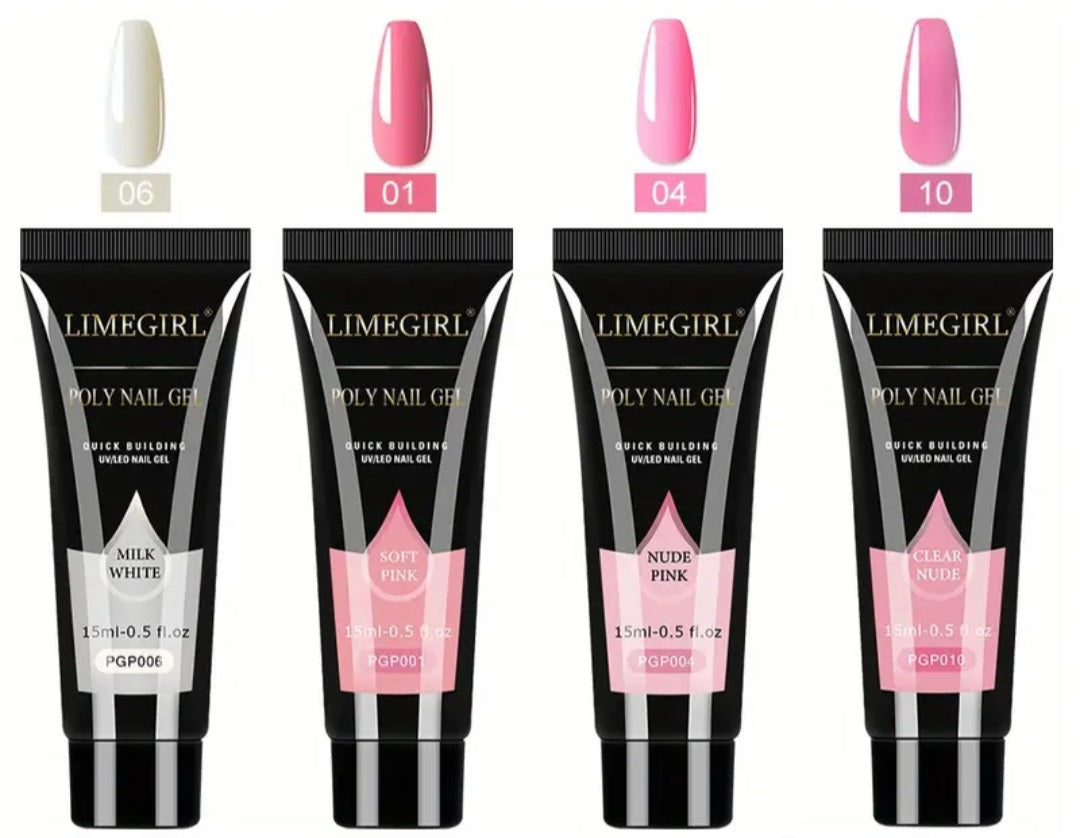 Limegirl Gel Nail Polish Kit with Nail Lamp,