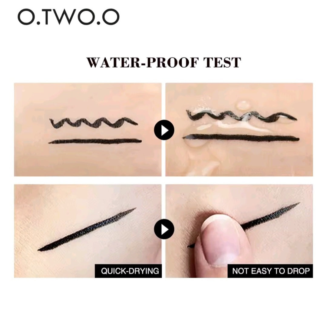 O.TWO.O Eyeliner Stamp Black Liquid Eyeliner Pen