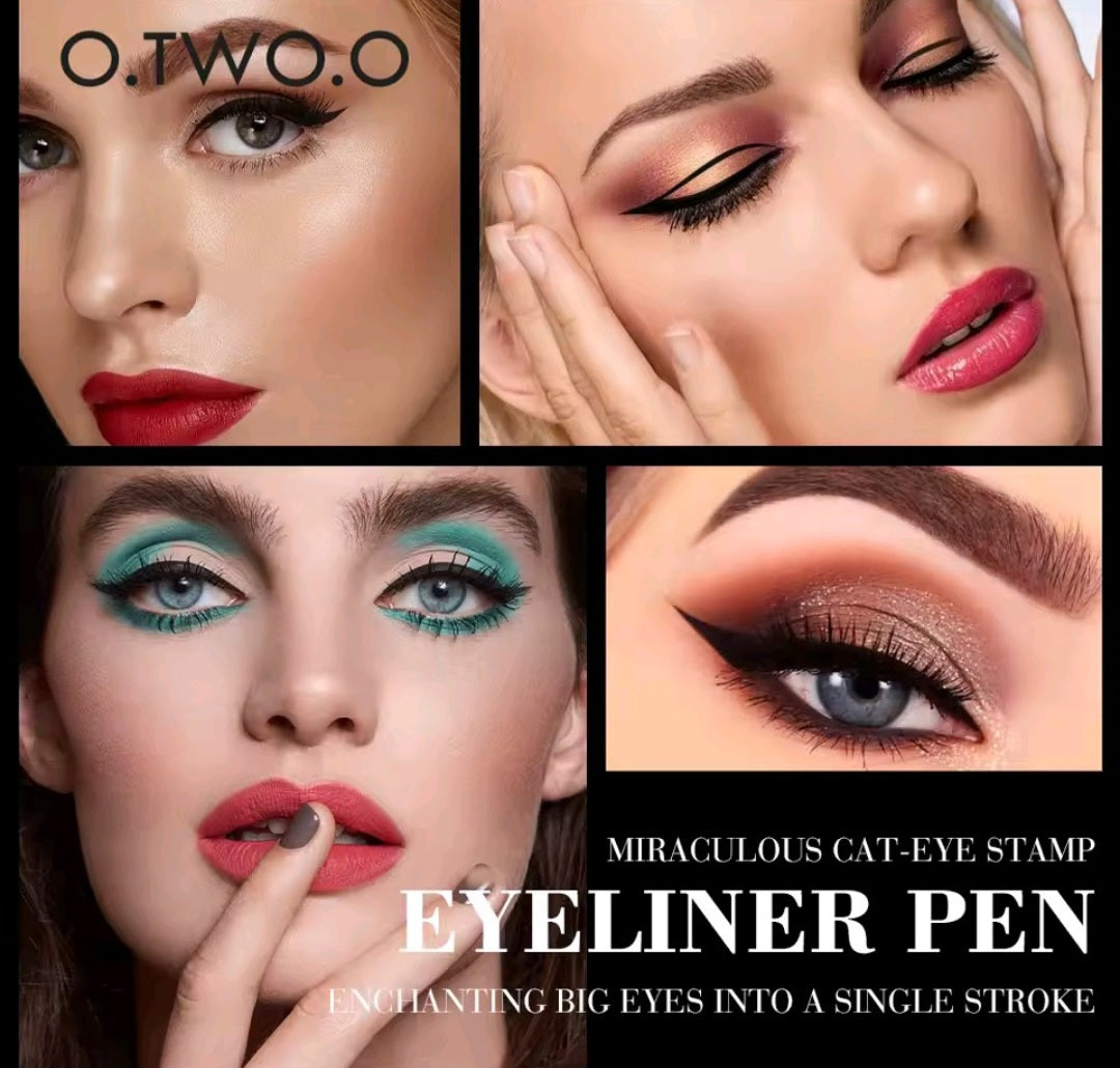 O.TWO.O Eyeliner Stamp Black Liquid Eyeliner Pen
