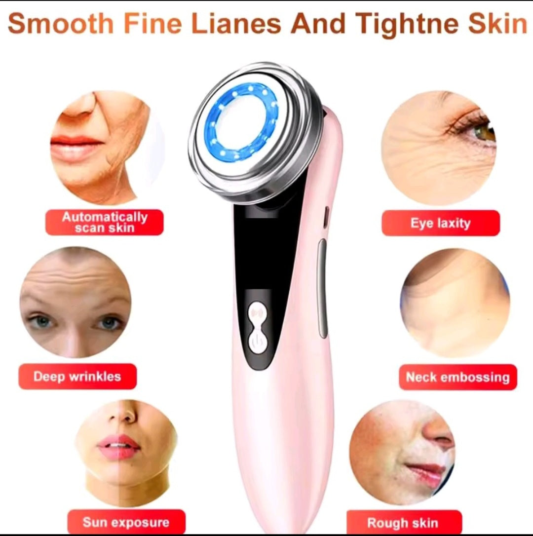 Multifunction Facial Massager 4 in 1 RF EMS