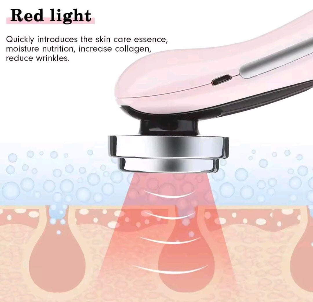 Multifunction Facial Massager 4 in 1 RF EMS