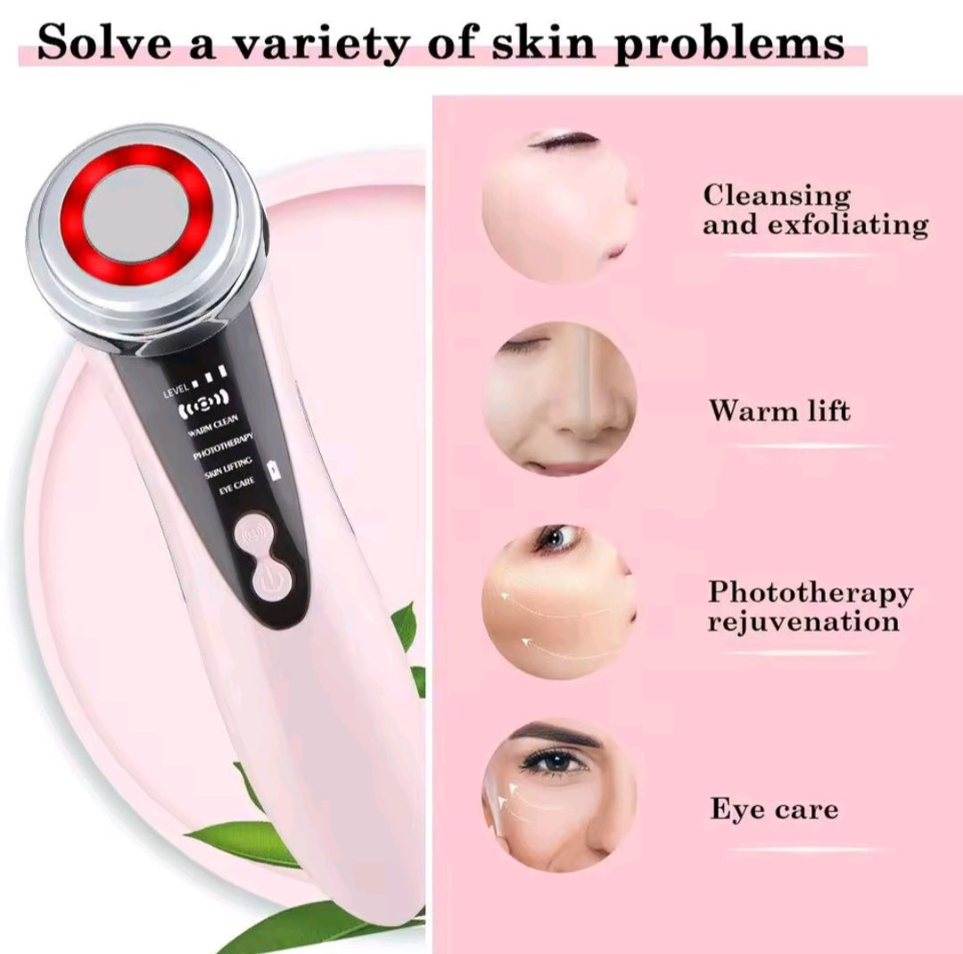 Multifunction Facial Massager 4 in 1 RF EMS