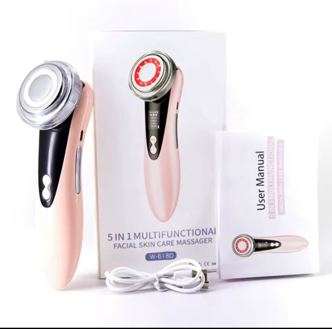 Multifunction Facial Massager 4 in 1 RF EMS